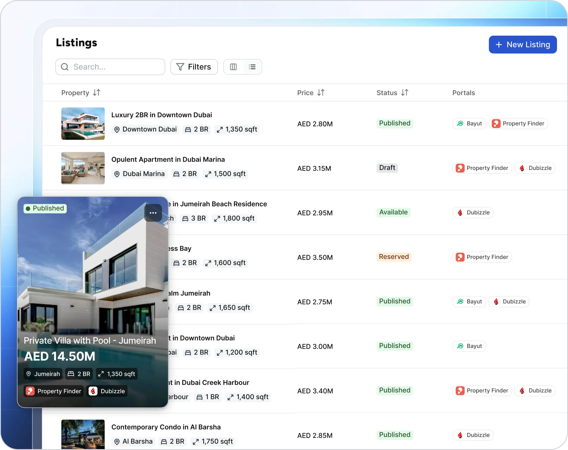 Listings